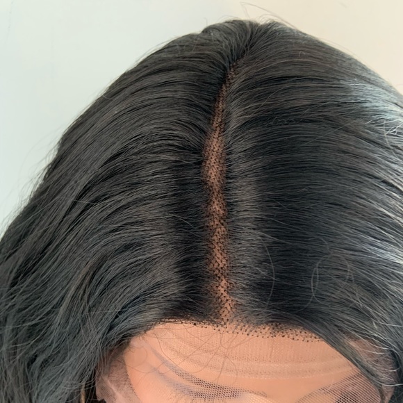 Beautiful Black 22” Heat Safe Lace Front Synthetic Wig - Picture 3 of 14